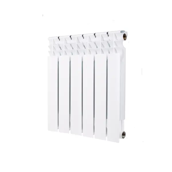 Радиатор секционный Equation Bimetal 500/80 6 секций боковое подключение биметалл белый