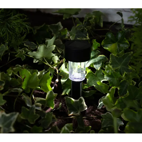 Светильник садовый Erato на солнечных батареях цвет черный