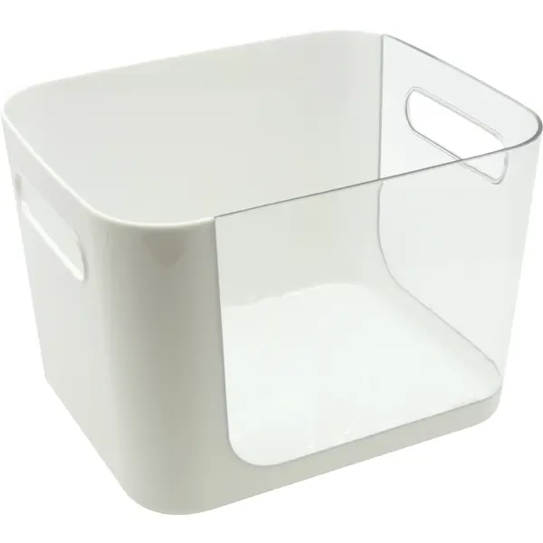 Короб для пенала прямоугольный Sensea Remix цвет белый 16.5x14.2x20 см