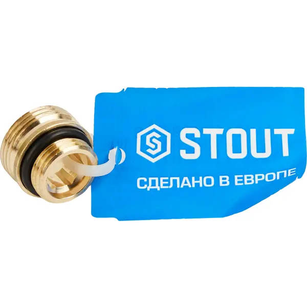 Переходник для радиаторов Stout 1/2"x3/4" наружная резьба