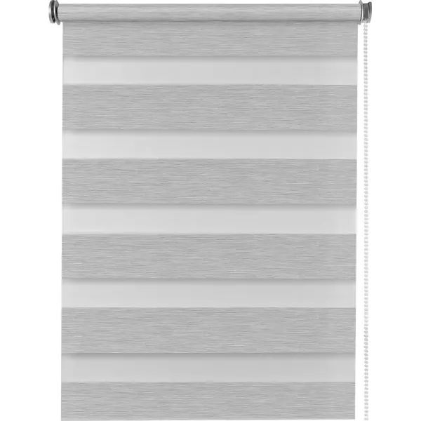 Штора рулонная день-ночь Inspire Moscou 100x160 см серая