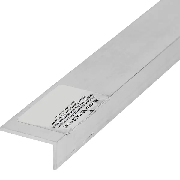 Профиль L-образный алюминий 20x10x1.2x1000 мм серый