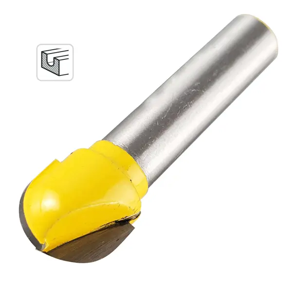 Фреза по дереву пазовая галтельная 553340 12.7x10 мм хвостовик 8 мм