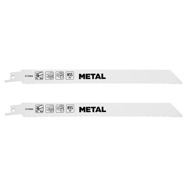 Набор полотен для сабельной пилы по дереву и металлу KWB 571085, 2 шт.