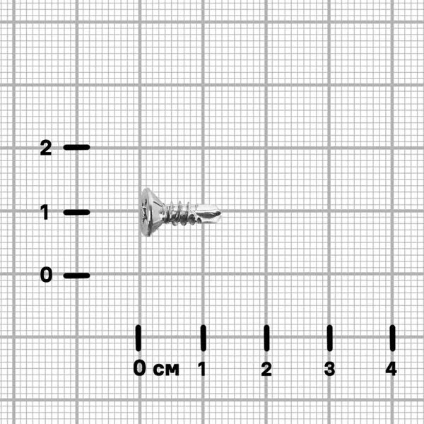 Саморезы для оконной фурнитуры потайные со сверлом 3.9x13 280 шт.