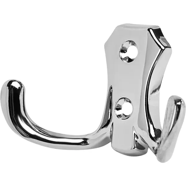 Крючок мебельный 7.7x5.8x2.95 см цвет хром