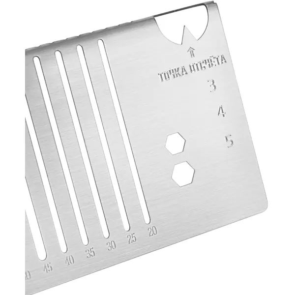 Угольник многофункциональный Vertextools 3040-2 280x85 мм