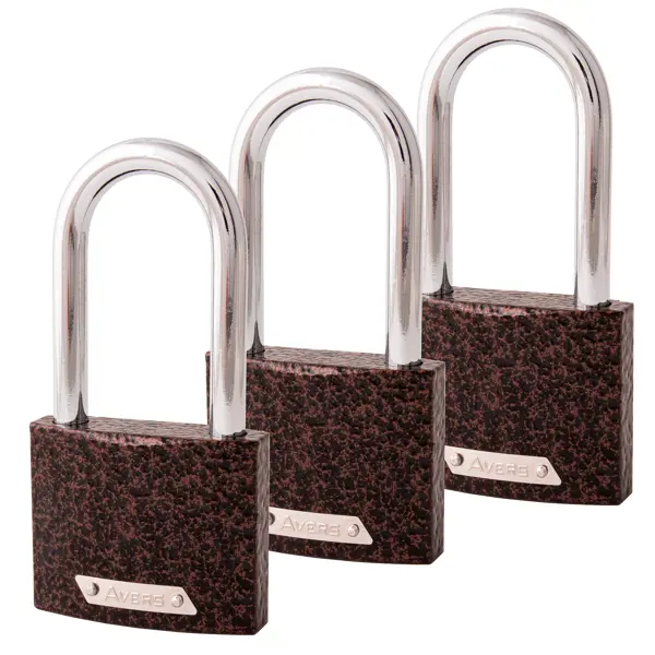 Набор замков навесных Avers PD-01-63-L 6KEYS 3 шт.
