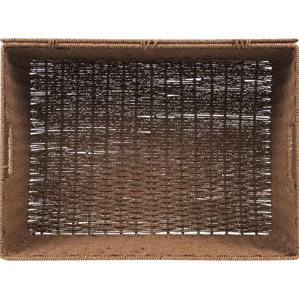 Корзина для хранения 45x21x33 см бумажный шпагат цвет коричневый
