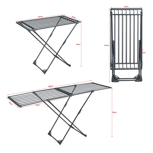 Сушилка для белья напольная Hausmann Gestola HM-XL-296-11C 20 м