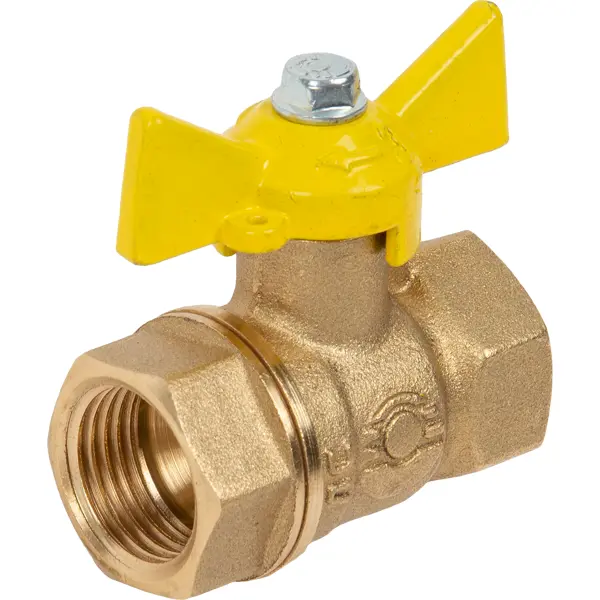 Кран шаровой для газа 1/2" внутренняя-внутренняя резьба