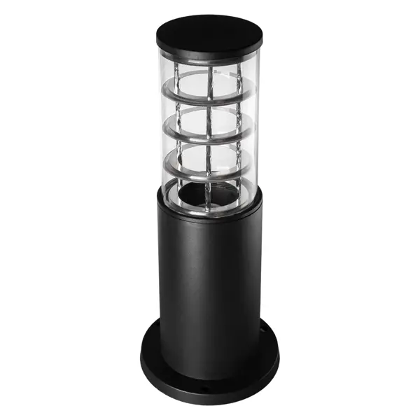 Фонарный столб уличный Smartbuy Round 30 см цвет черный