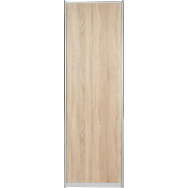 Дверь-купе SPACEO 2255x704 мм высота проема 2300 мм ЛДСП цвет дуб сонома/матовое серебро широкий профиль