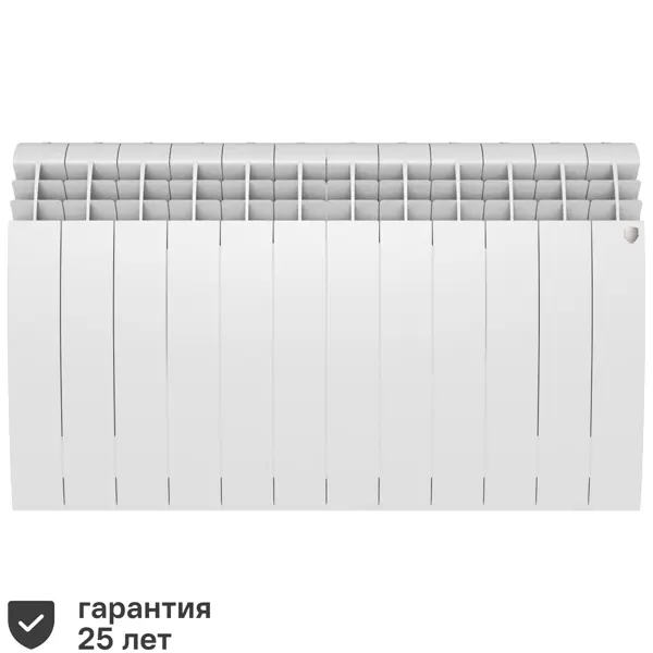 Радиатор секционный Royal Thermo Biliner 500/87 12 секций боковое подключение биметалл белый