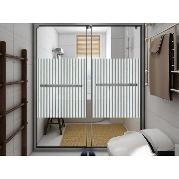 Пленка самоклеящаяся Витраж Жалюзи 45x2 м цвет прозрачный 180 мкр