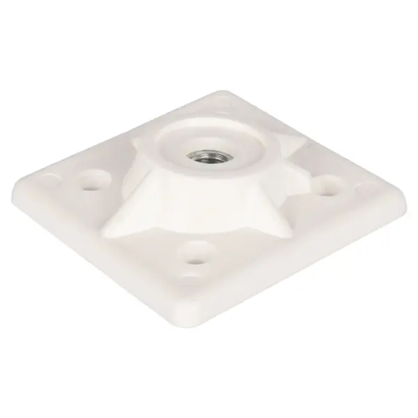 Держатель ножки квадратный Jet FKS004 72x180x720 мм пластик цвет белый