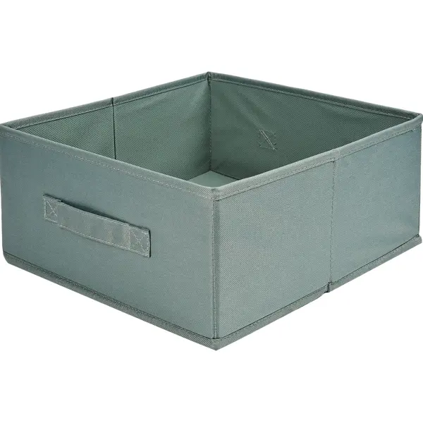 Короб Spaceo KUB 31x31x15 см 14.4 л полипропилен цвет тёмно-зеленый