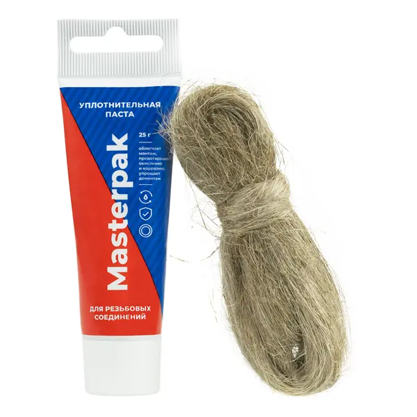 Паста уплотнительная для воды 25 г со льном