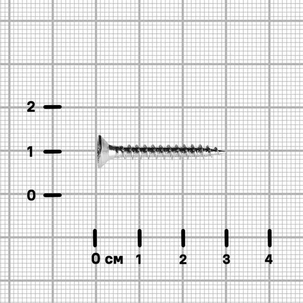 Саморезы универсальные Standers оцинкованные 4x30 50 шт.