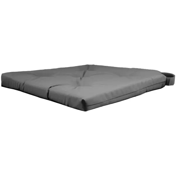 Подушка для стула Linen Way 40/35x40 см цвет стальной