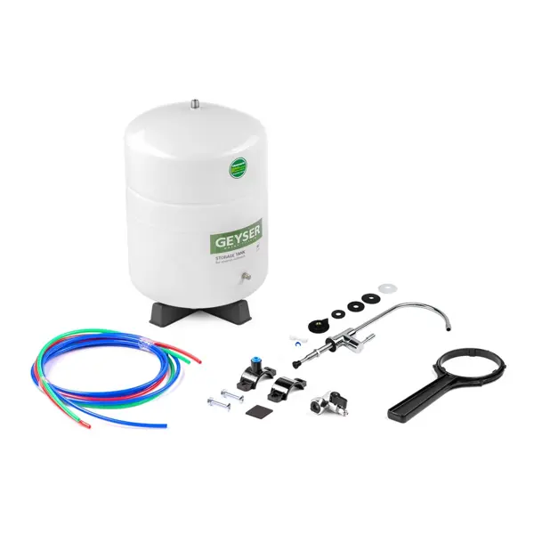 Система обратного осмоса Гейзер Престиж 5 ступеней бак 12 л кран в комплекте