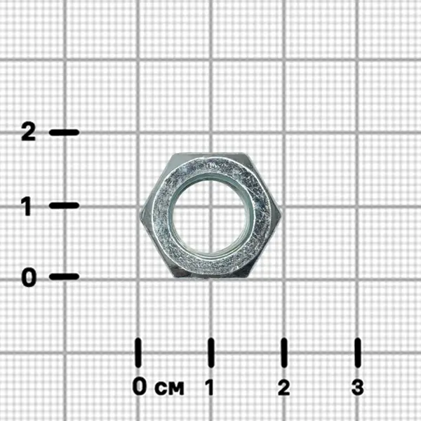 Гайка шестигранная М12 DIN 934 сталь оцинкованная 8 шт.