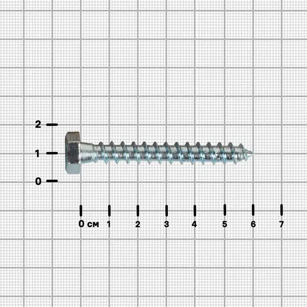 Болт сантехнический DILWIS оцинкованный 8x60 мм