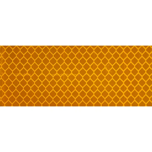 Катафот дорожный клеевой 100x40 мм желтый