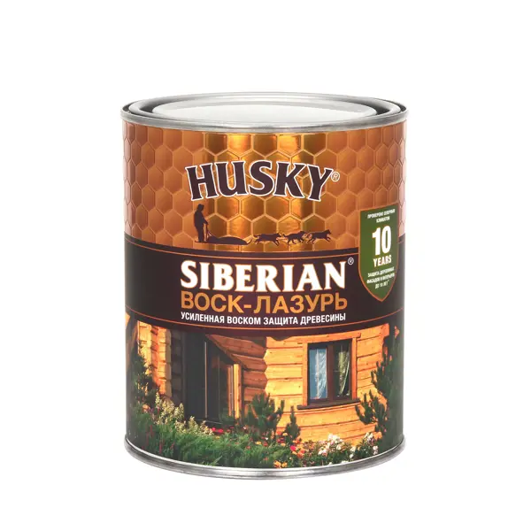 Воск-лазурь Husky Siberian полуматовый палисандр 0.9