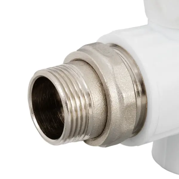 Кран для радиатора угловой Valfex 3/4"x25 мм полипропилен