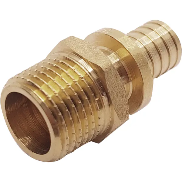 Переходник Ростерм 1/2"x16 мм НР латунь