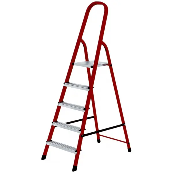 Стремянка стальная Ladderbel STR-ST-5 5 ступеней, максимальная нагрузка 150 кг