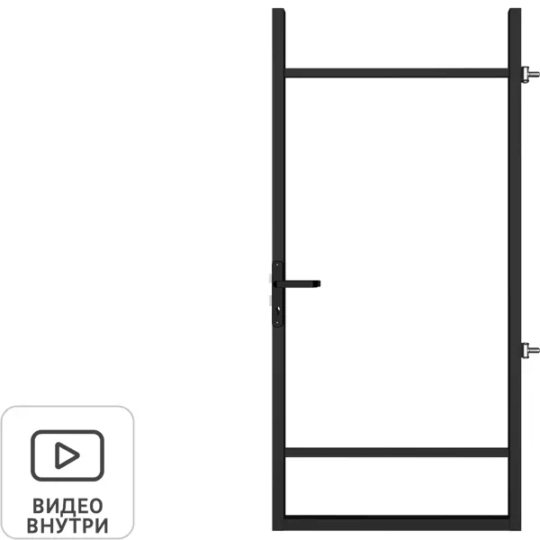 Калитка Ника 0.9x1.8 м без штакетника