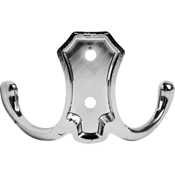 Крючок мебельный 7.7x5.8x2.95 см цвет хром