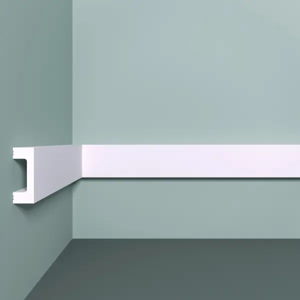 Молдинг потолочный полистирол ударопрочный Bello Deco XPS М 18 белый 15x40x2000 мм