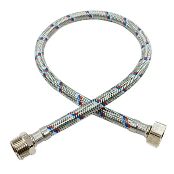 Гибкая подводка для воды Ростерм 1/2"x1/2" гайка - штуцер 150 см