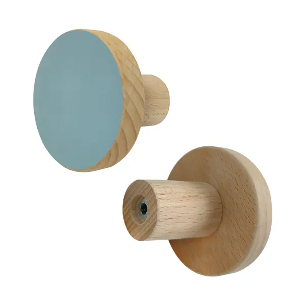 Вешалка настенная Rondo Aqua 1 крючок 6.3x6.1x4.7 см цвет синий