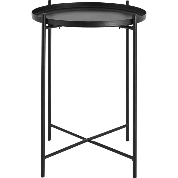 Столик кофейный Sheffilton Eva 37.6x37.6x52 см черный