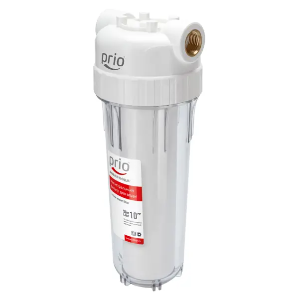 Фильтр Prio Новая Вода SL10 AU020 для холодной воды 1/2" ВР с картриджем