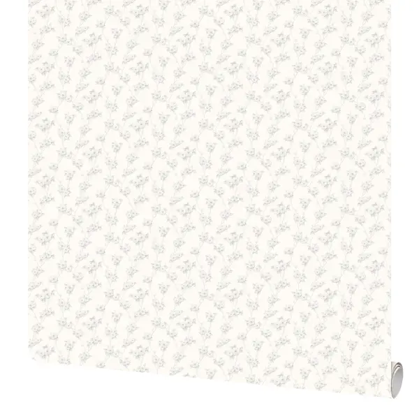 Обои флизелиновые Московская обойная фабрика Ситец жемчужные 1.06 м 4269-1
