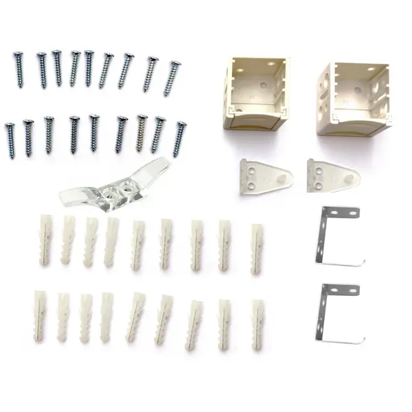 Жалюзи 120x155 см ПВХ цвет белый