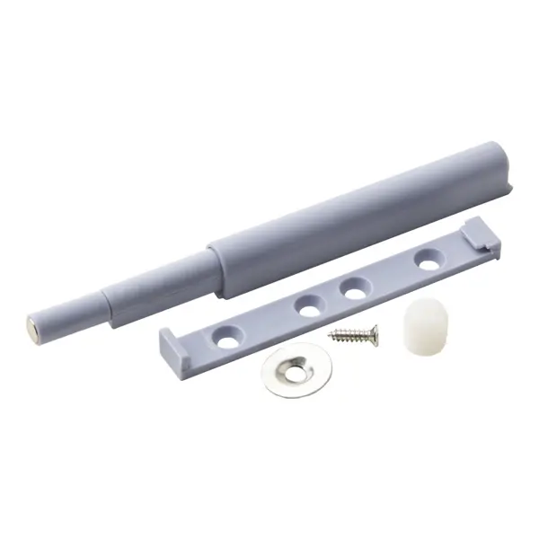 Упор-защелка фасада AMF11/GR, 85x14 мм, пластик, цвет серый