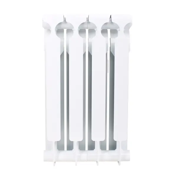 Радиатор секционный Equation Bimetal 500/80 4 секции боковое подключение биметалл белый