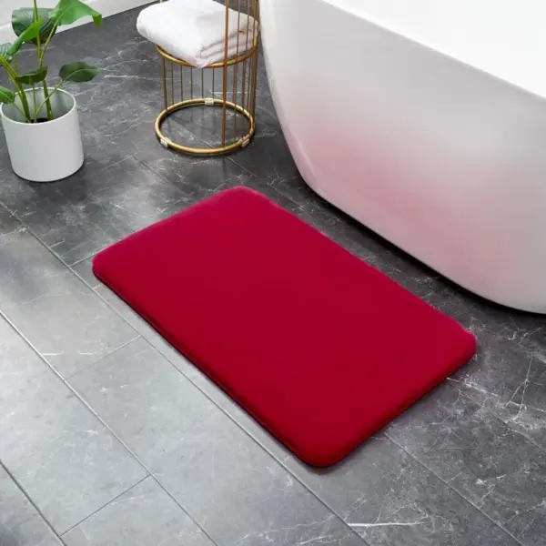 Ковер Bingo прямоугольный 50x80 см полиэстер цвет брусничный