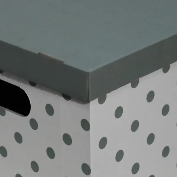 Коробка АПЕ 311G 31x31x31 см картон бело-серый