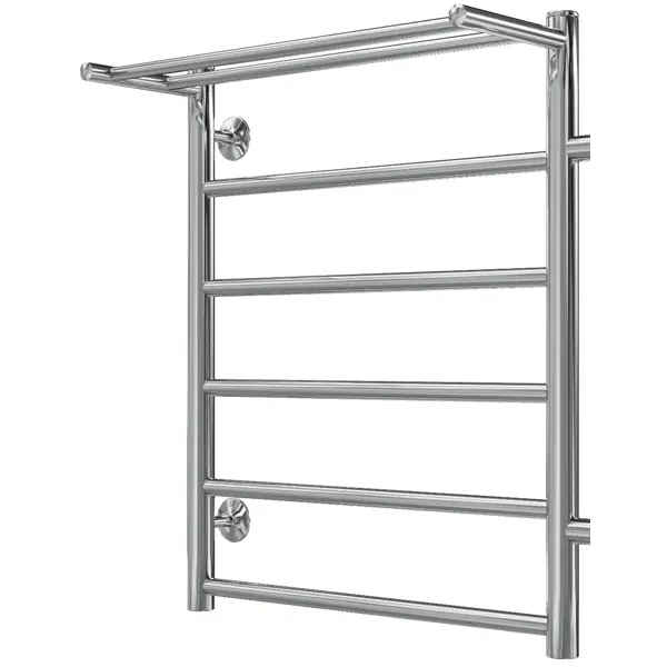 Полотенцесушитель водяной с полкой Вармо Ригель П6 500x646 мм БП 500