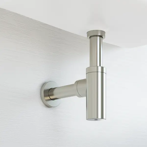 Сифон для раковины MONLID 32 мм никель