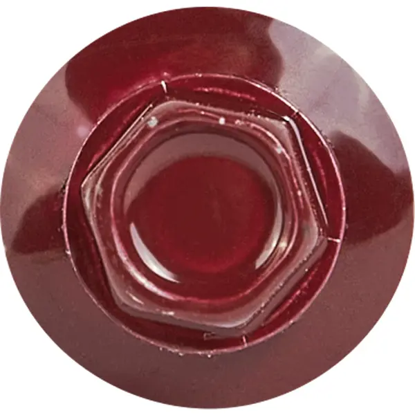 Саморезы кровельные по металлу Standers с пресс-шайбой RAL3005 5.5x38 70 шт.