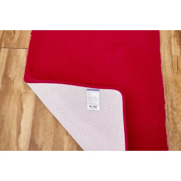 Ковер Bingo прямоугольный 50x80 см полиэстер цвет брусничный