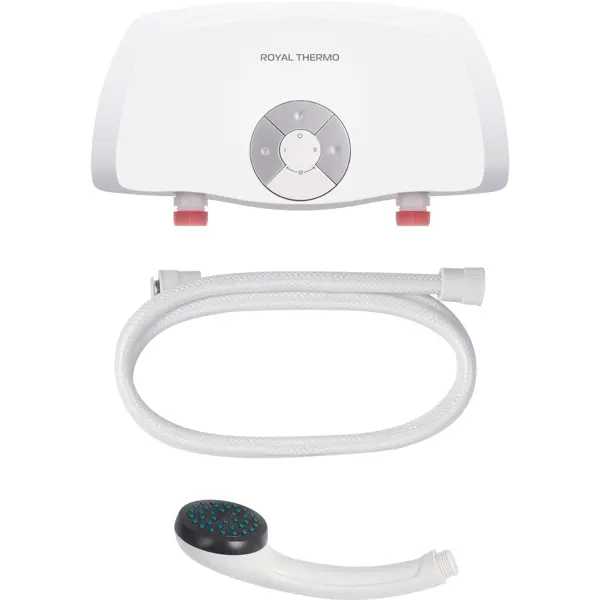 Проточный водонагреватель электрический Royal Thermo Smartfix S 3.5 кВт белый с душевой лейкой